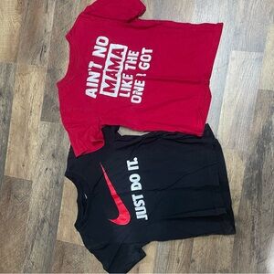 New Mix Red and Black Kids Graphic Tees